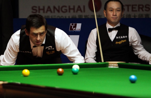 Ronnie O'Sullivan and James Wattana